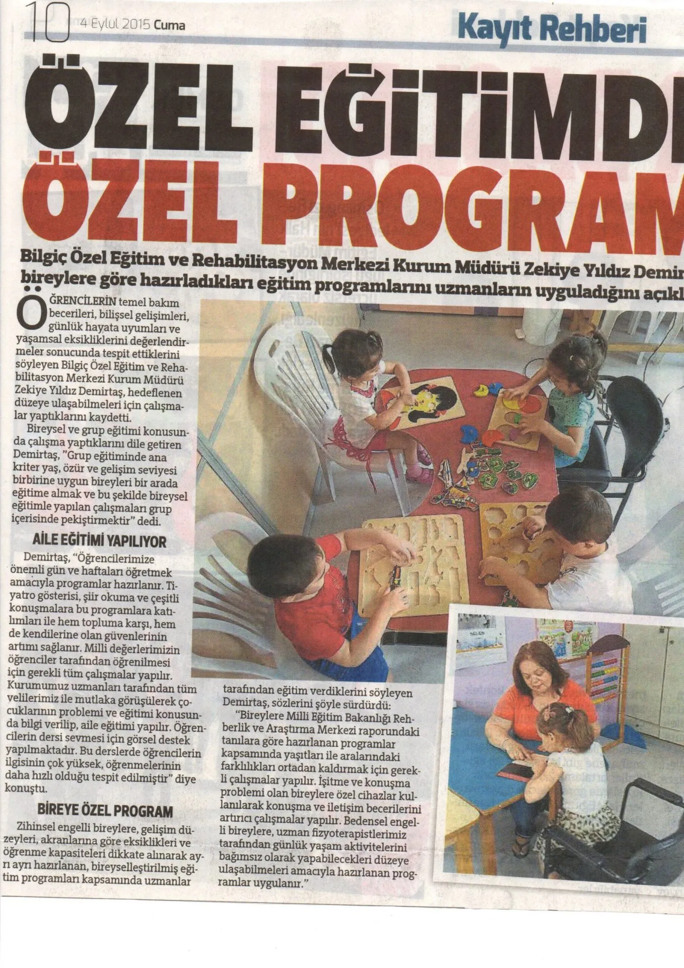 BASINDA ÖZEL BİLGİÇ